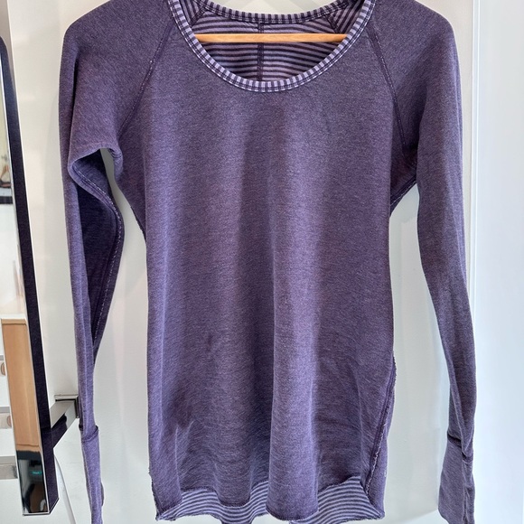 Lululemon crewneck long sleeve purple sz 6 - Picture 2 of 8